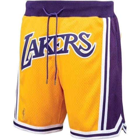Bermuda NBA Los Angeles Lakers Authentic - Amarela