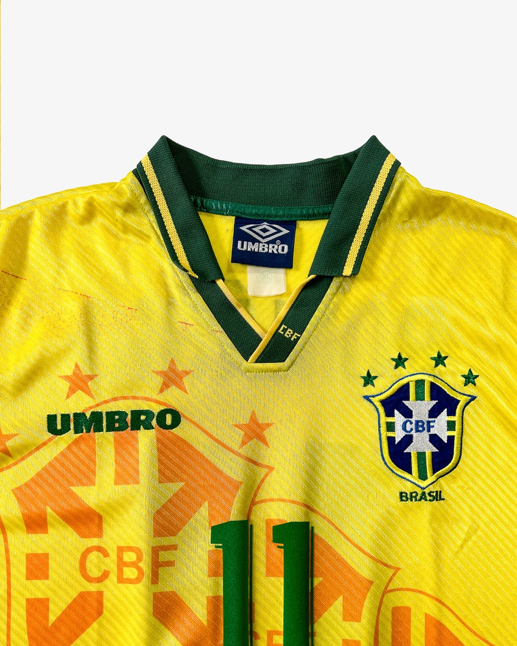 Camisa Umbro Brasil 1994/1995 Romário Home - Imagem 5