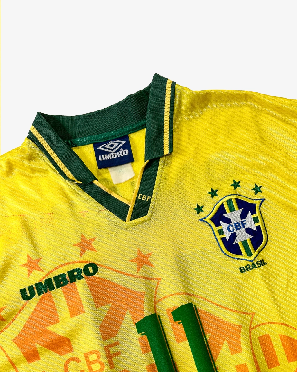 Camisa Umbro Brasil 1994/1995 Romário Home - Imagem 4