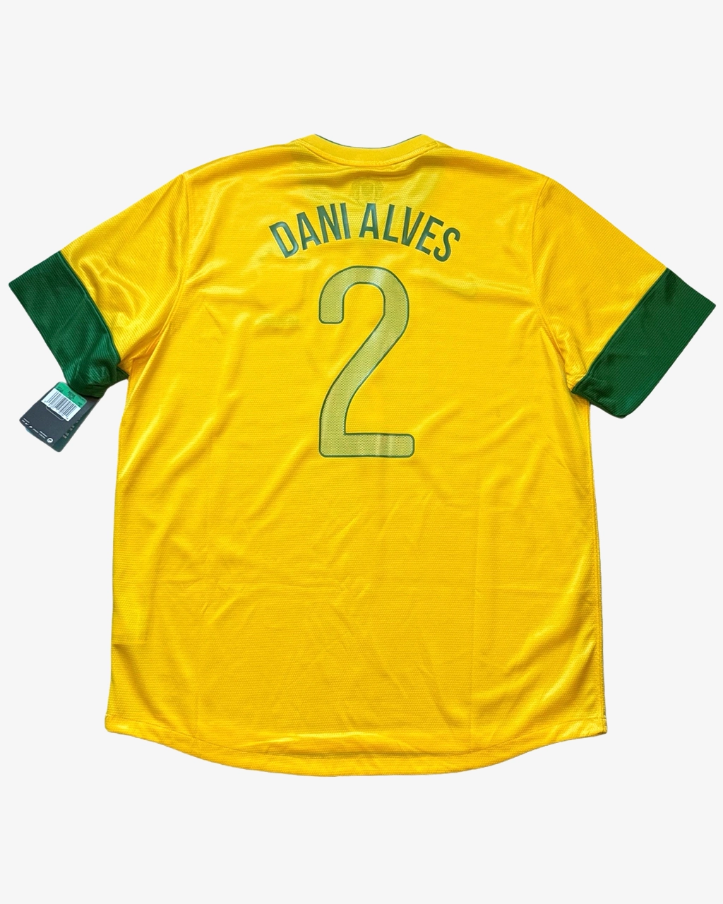 Camisa Da Seleção Brasileira 2012/13 Home Nº 2 Dani Alves- - Canarinho - Imagem 4