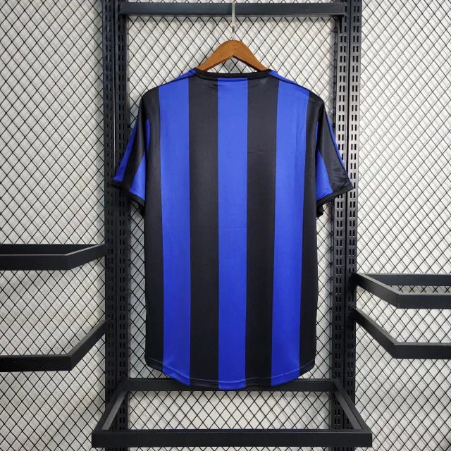 Camisa Retrô Inter de Milão I 1999/00 Masculino Azul e Preto - Imagem 2