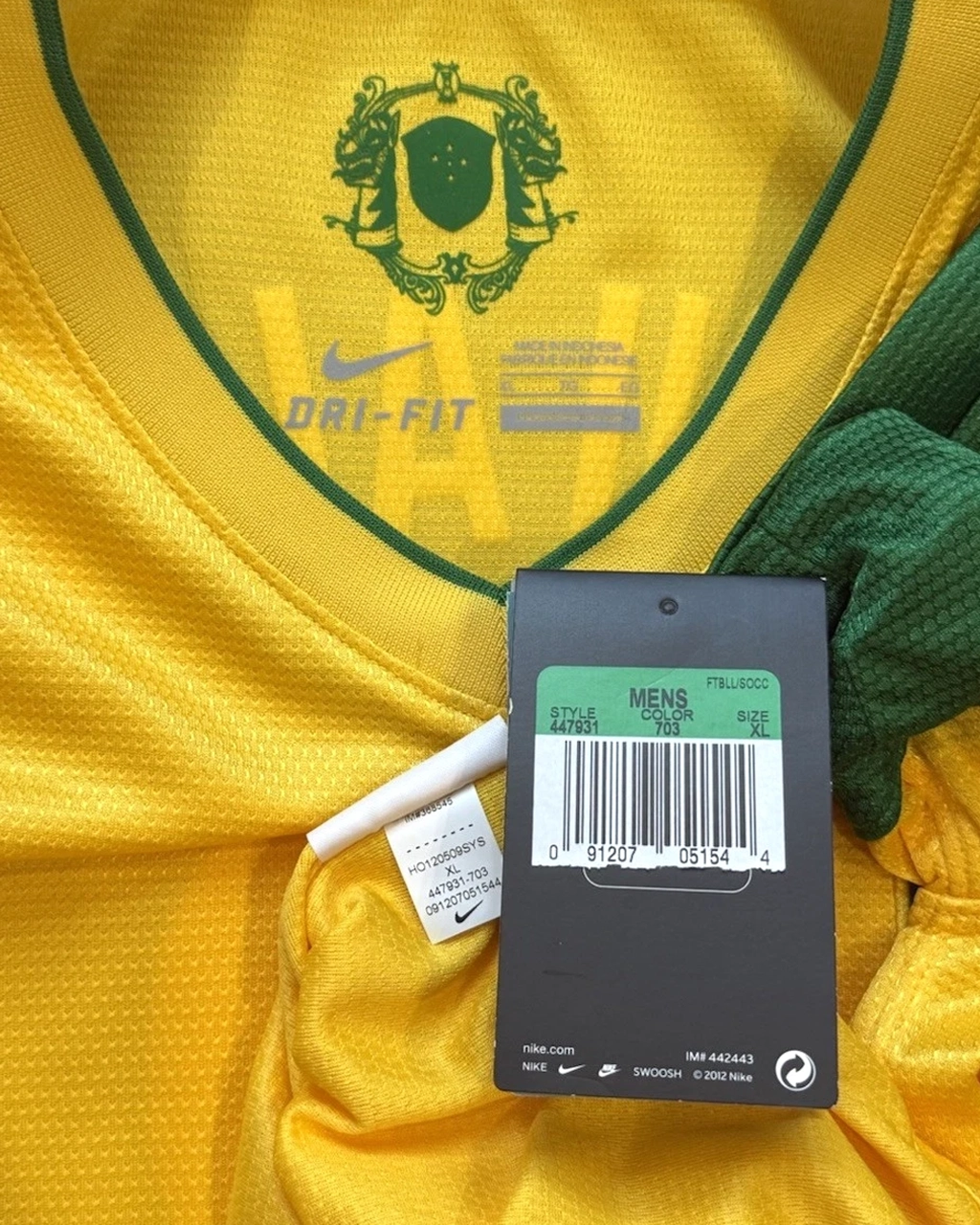 Camisa Da Seleção Brasileira 2012/13 Home Nº 2 Dani Alves- - Canarinho - Imagem 9