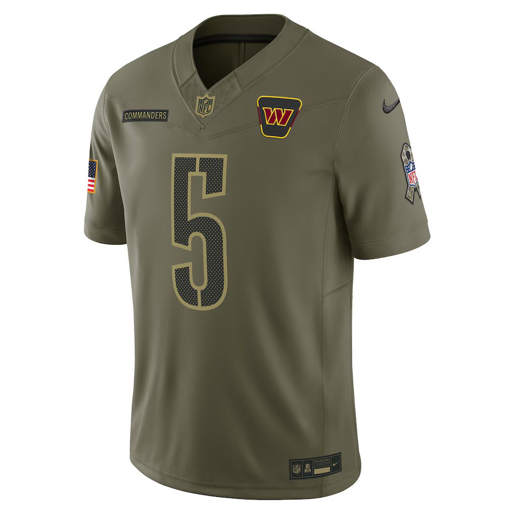 Camisa NFL Washington Commanders Vapor F.U.S.E. Limited Jersey Salute To Service 2025 - Imagem 2