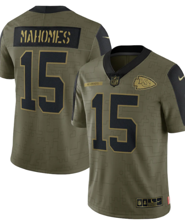 Camisa NFL Kansas City Chiefs Vapor Limited Jersey Salute To Service 2021