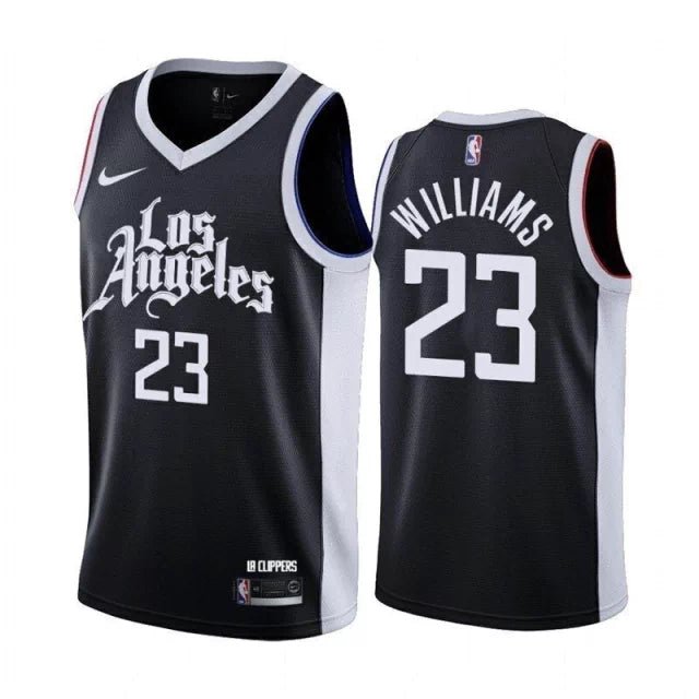 Regata NBA Los Angeles Clippers City 20/21 Edition Authentic Swingman Williams 23 - Preta
