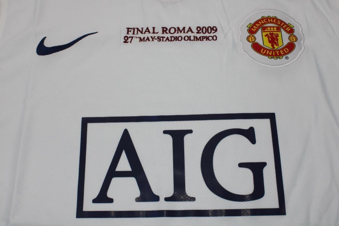 Camisa Manchester United Manga Longa Final Roma 2009 - Versão Retrô - Imagem 8