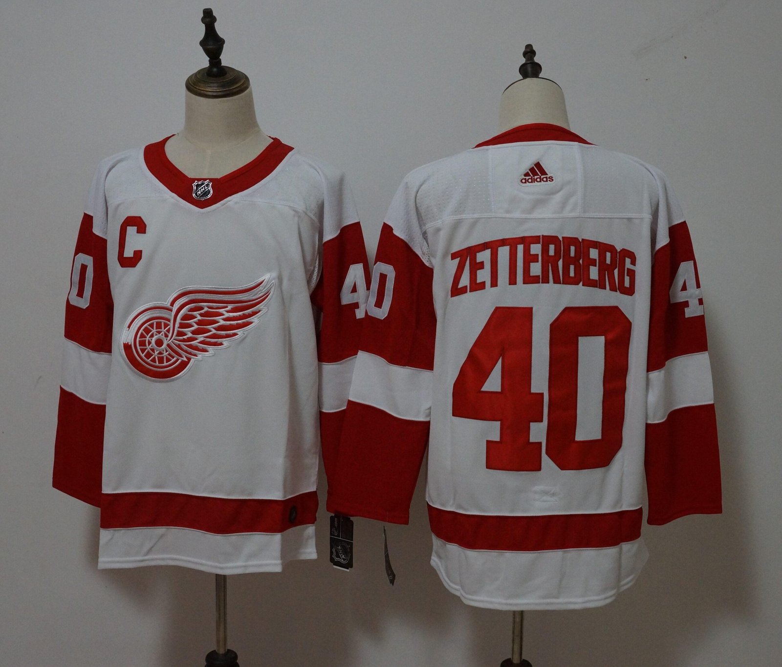 Jersey Detroit Red Wings Branca - Imagem 2