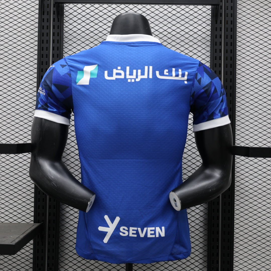 Camisa Al-Hilal Home 2024/25 Jogador Masculino - Azul e Branca - Imagem 2