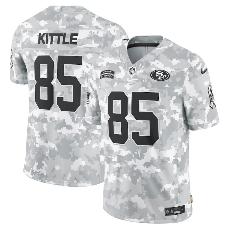 Camisa NFL San Francisco 49ers Vapor F.U.S.E. Limited Jersey Salute To Service 2024 - Imagem 5