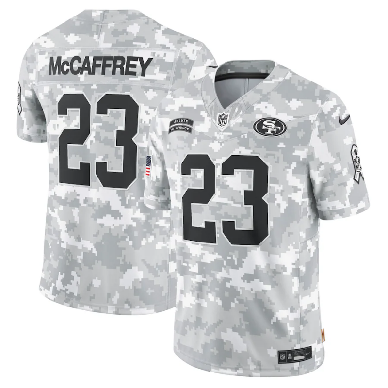 Camisa NFL San Francisco 49ers Vapor F.U.S.E. Limited Jersey Salute To Service 2024 - Imagem 3