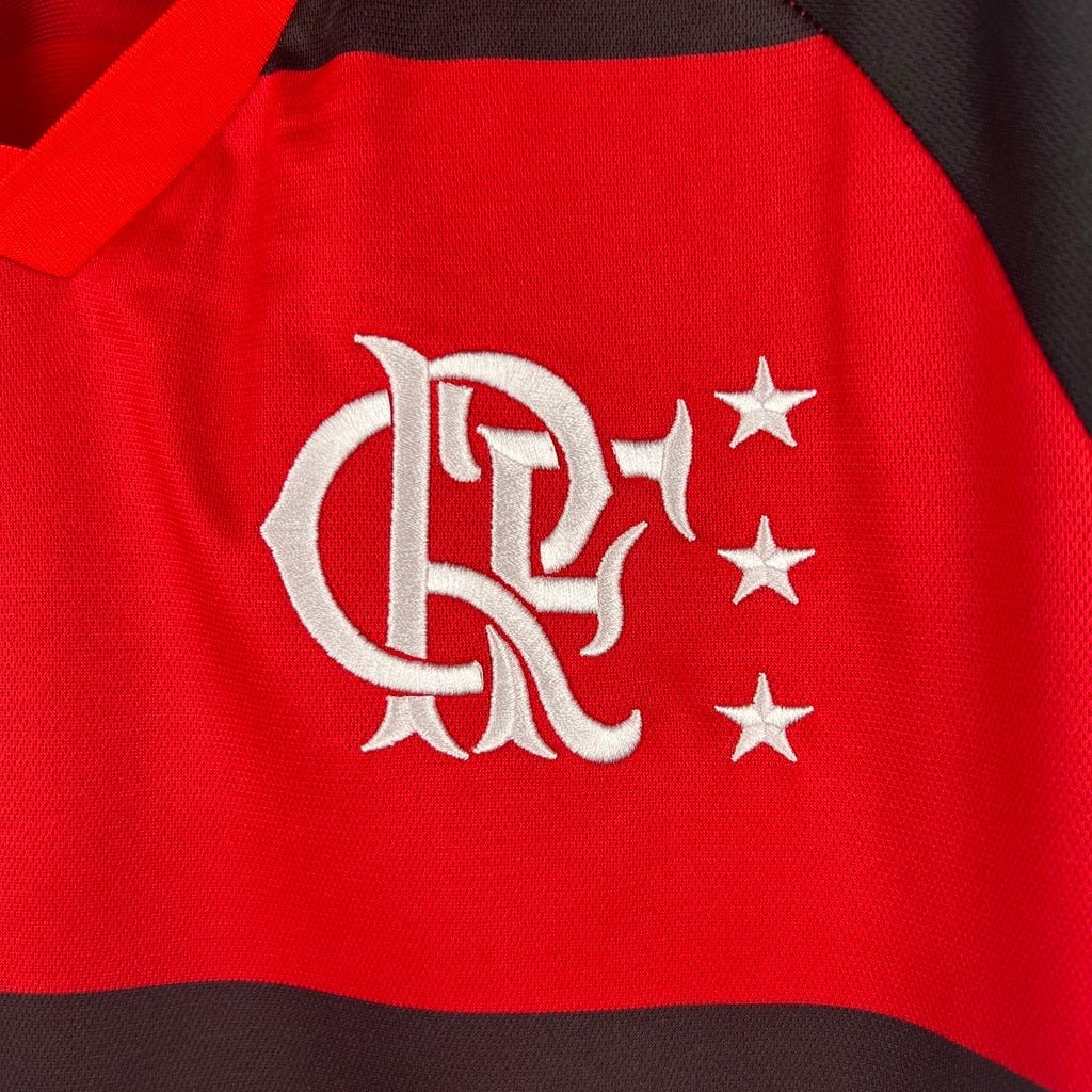Camisa Flamengo Home Retro 1987/88 - Vermelho e Preto - Imagem 7