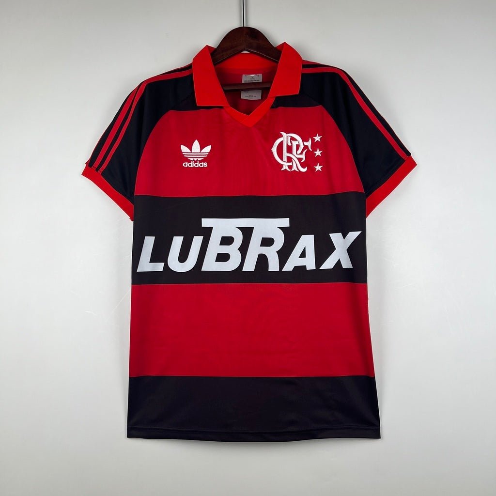 Camisa Flamengo Home Retro 1987/88 - Vermelho e Preto