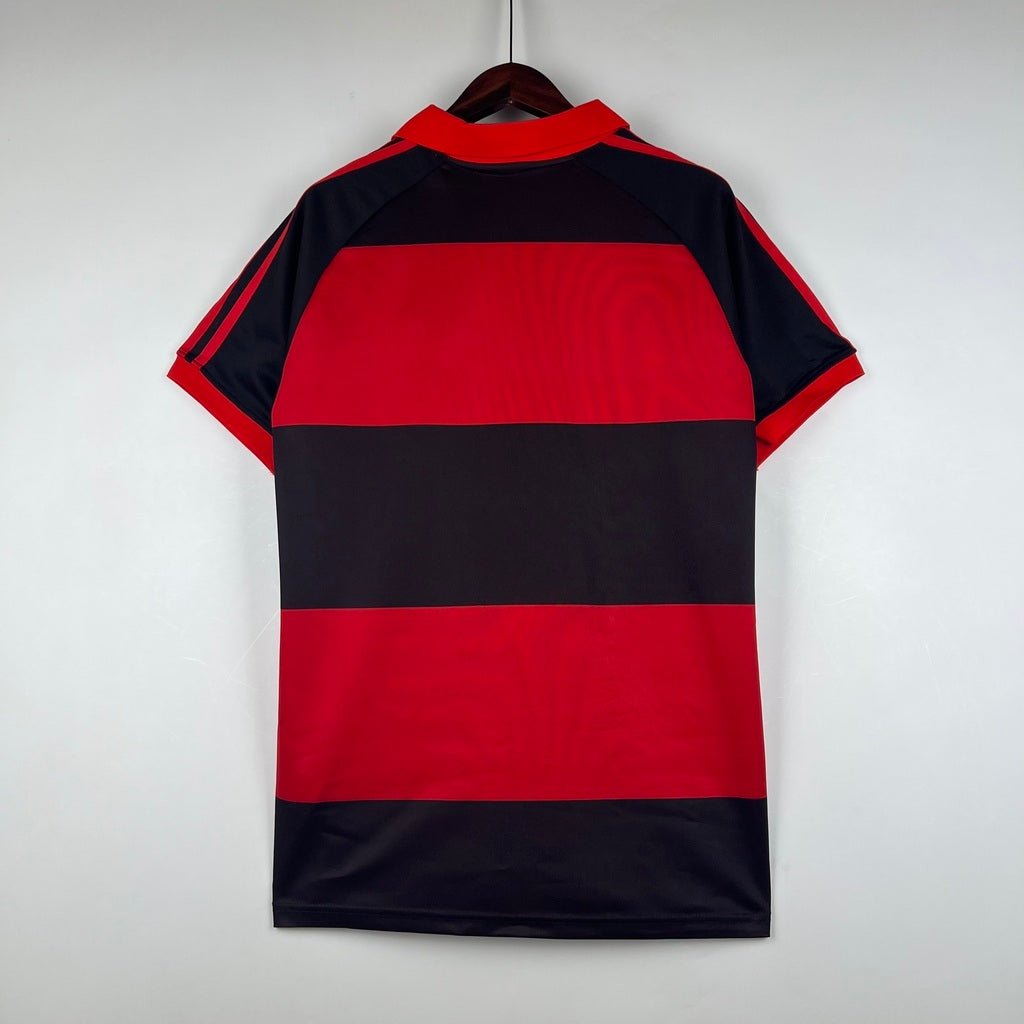 Camisa Flamengo Home Retro 1987/88 - Vermelho e Preto - Imagem 6