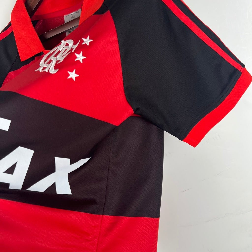 Camisa Flamengo Home Retro 1987/88 - Vermelho e Preto - Imagem 3