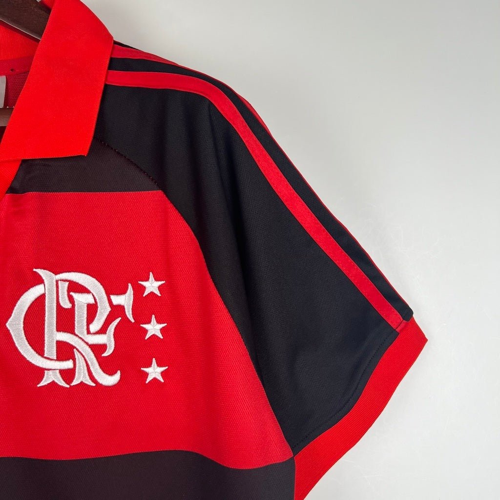 Camisa Flamengo Home Retro 1987/88 - Vermelho e Preto - Imagem 2