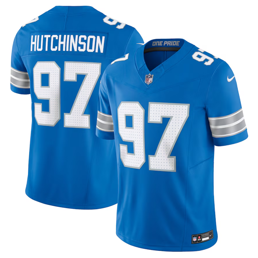Camisa NFL Detroit Lions Vapor F.U.S.E. Limited Jersey Azul - Imagem 2