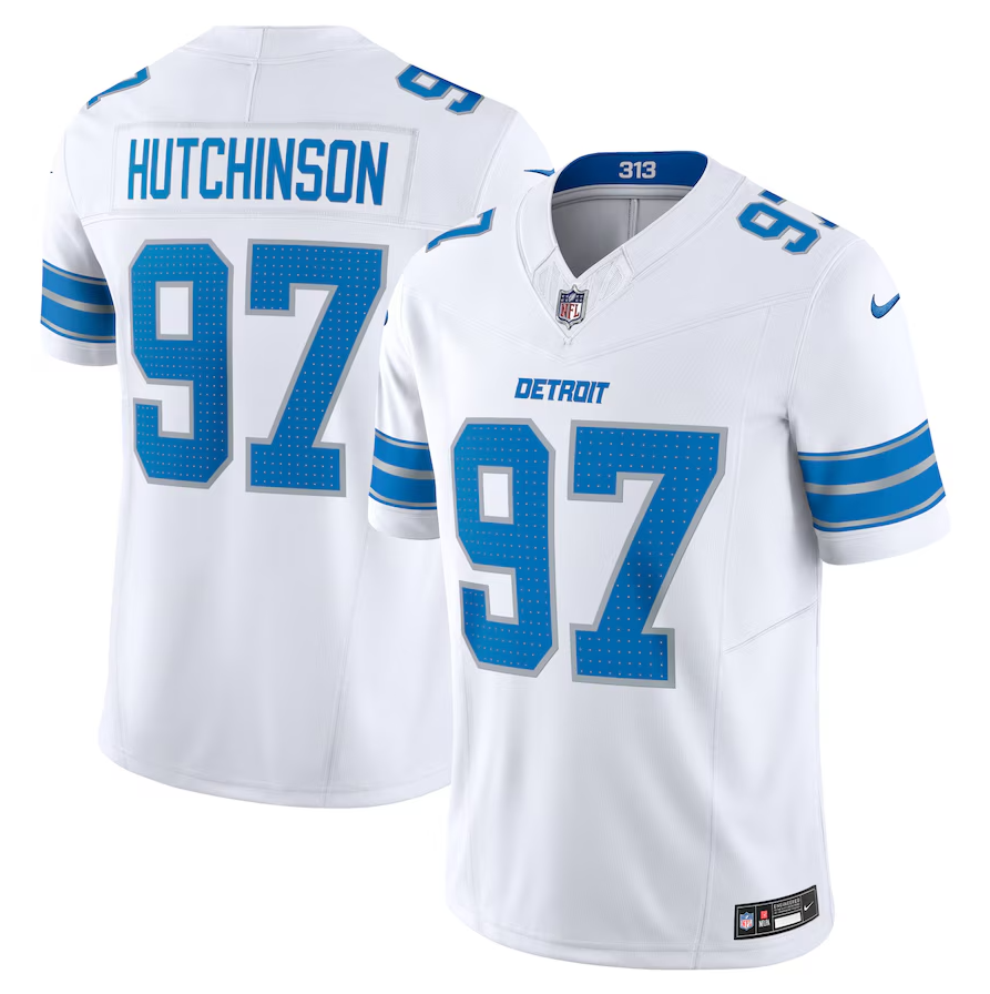 Camisa NFL Detroit Lions Vapor F.U.S.E. Limited Jersey Branca - Imagem 2