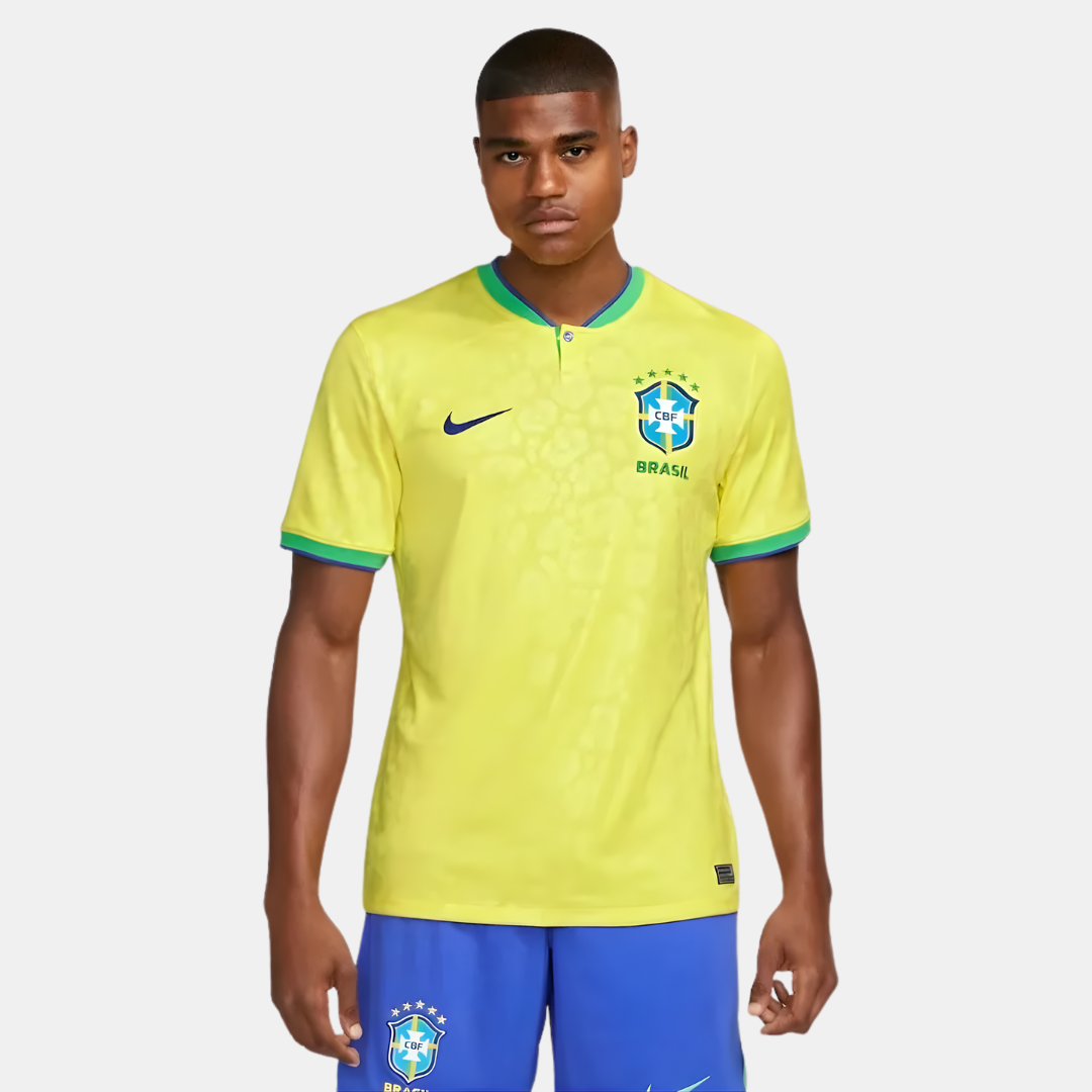 Camisa Seleção Brasileira I 2022 Torcedor Masculina - Amarela