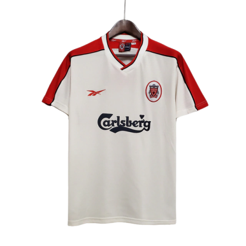 Camisa Liverpool Retrô 1998/1999 Branca -