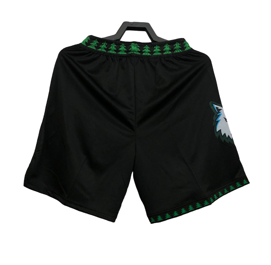Bermuda NBA Minnesota Timberwolves Authentic - Preta - Imagem 2
