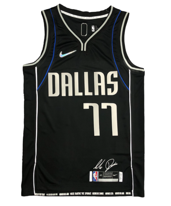 Regata NBA Dallas Mavericks All Star Authentic Doncic 77 - Preta