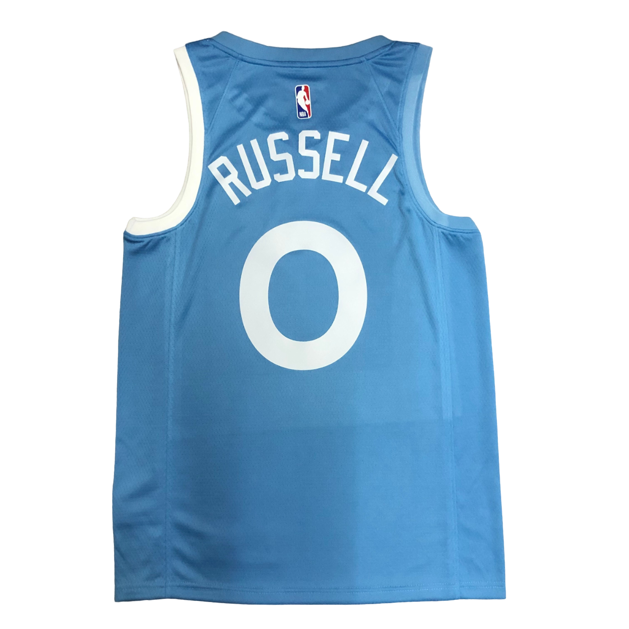 Regata NBA Minnesota Timberwolves City Edition Authentic Russell 0 - Azul - Imagem 2