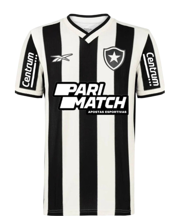 Camisa Botafogo Home 24/25 Torcedor-Preta e Branca