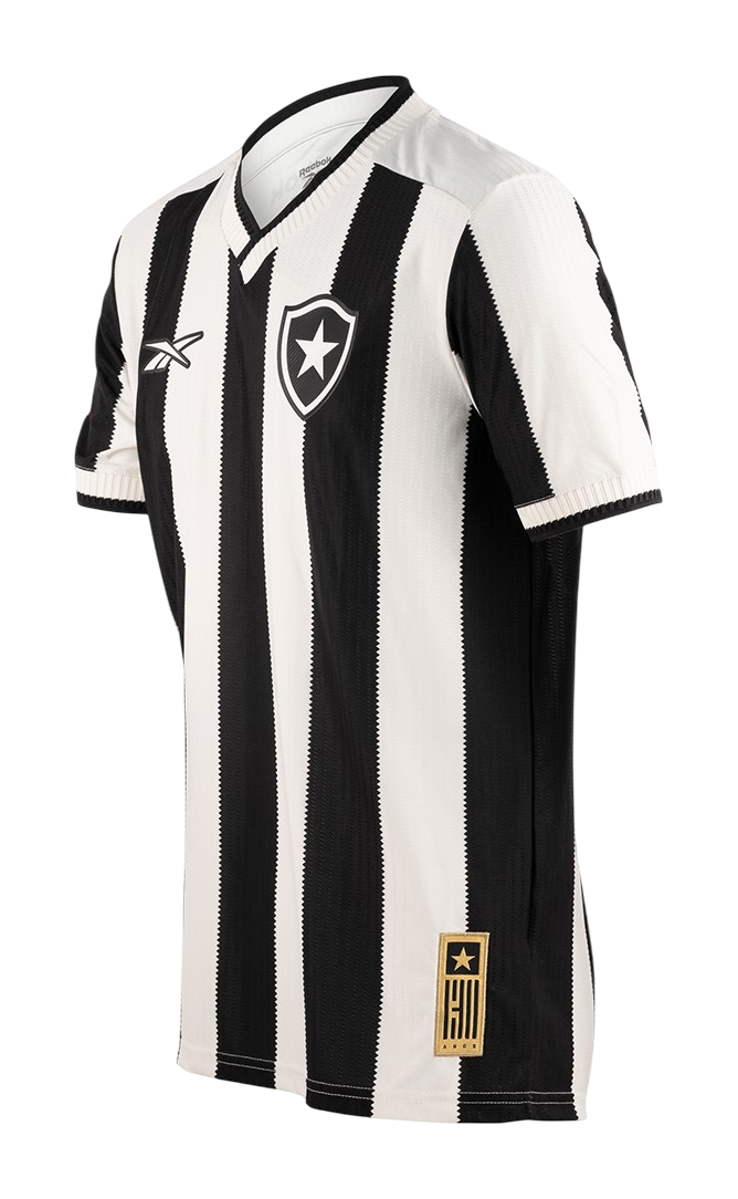 Camisa Botafogo Home 24/25 Torcedor-Preta e Branca - Imagem 2