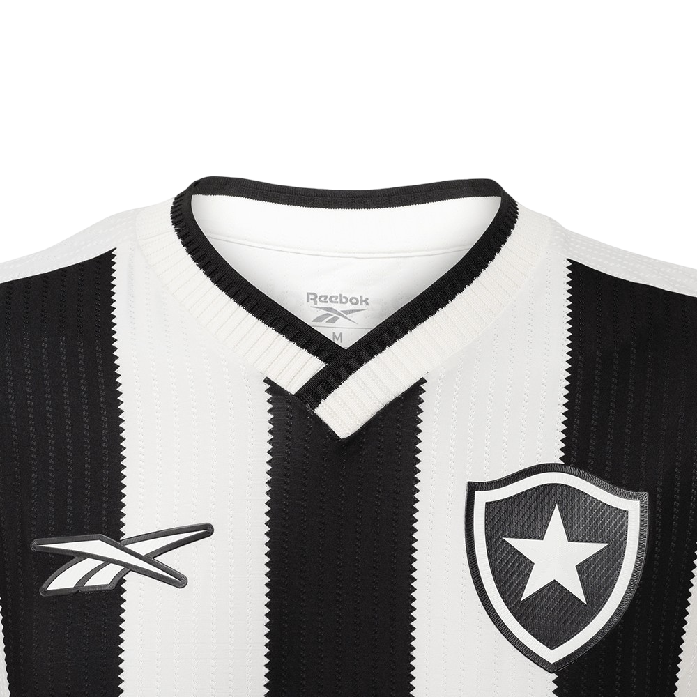 Camisa Botafogo Home 24/25 Torcedor-Preta e Branca - Imagem 4