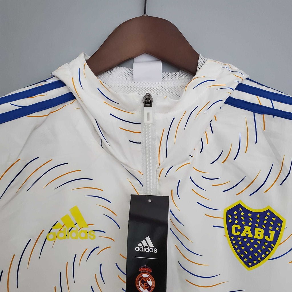 Corta Vento Boca Juniors Branco - - Imagem 4