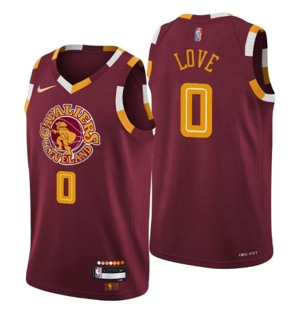 Regata NBA Cleveland Cavaliers 75ºaniversario Authentic Love 0 - Vermelha