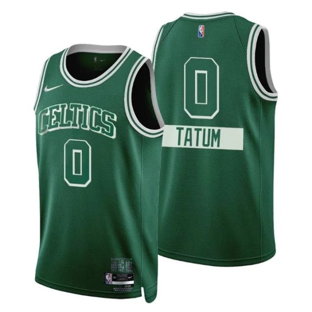Regata NBA Boston Celtics 75ºaniversario Authentic Tatum 0 - Verde