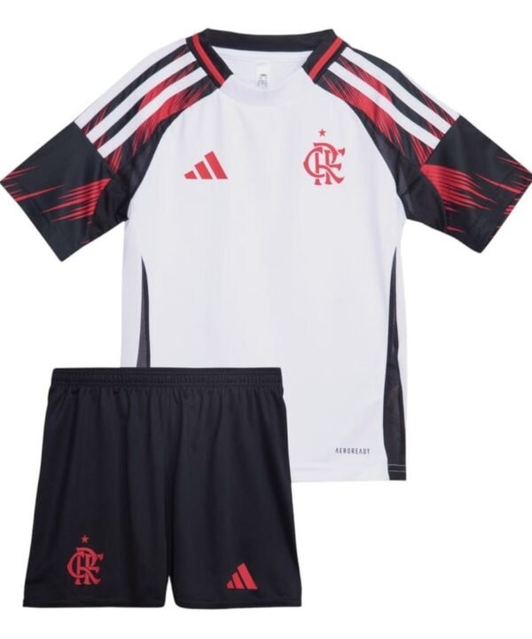 Kit Infantil Flamengo II 25/26 Torcedor - Branco