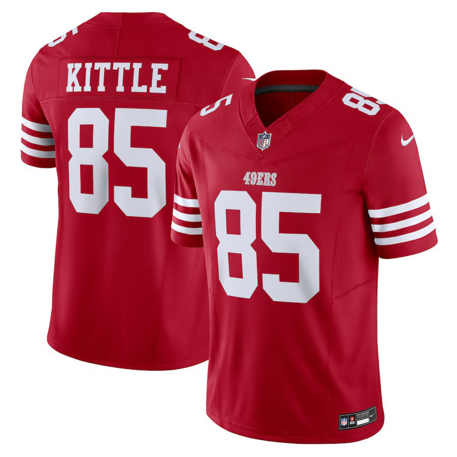 Camisa NFL San Francisco 49ers Vapor F.U.S.E. Limited Jersey Vermelha - Imagem 2
