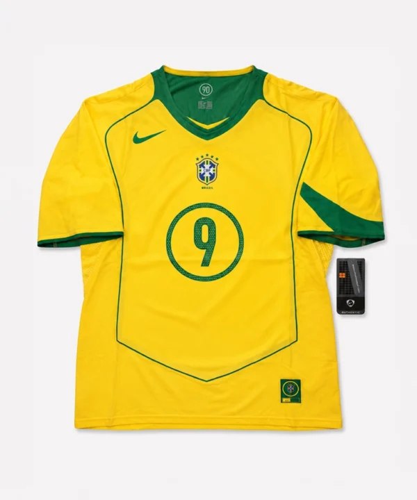 Camisa Seleção Brasileira 2004 Nº 9 Ronaldo Total 90