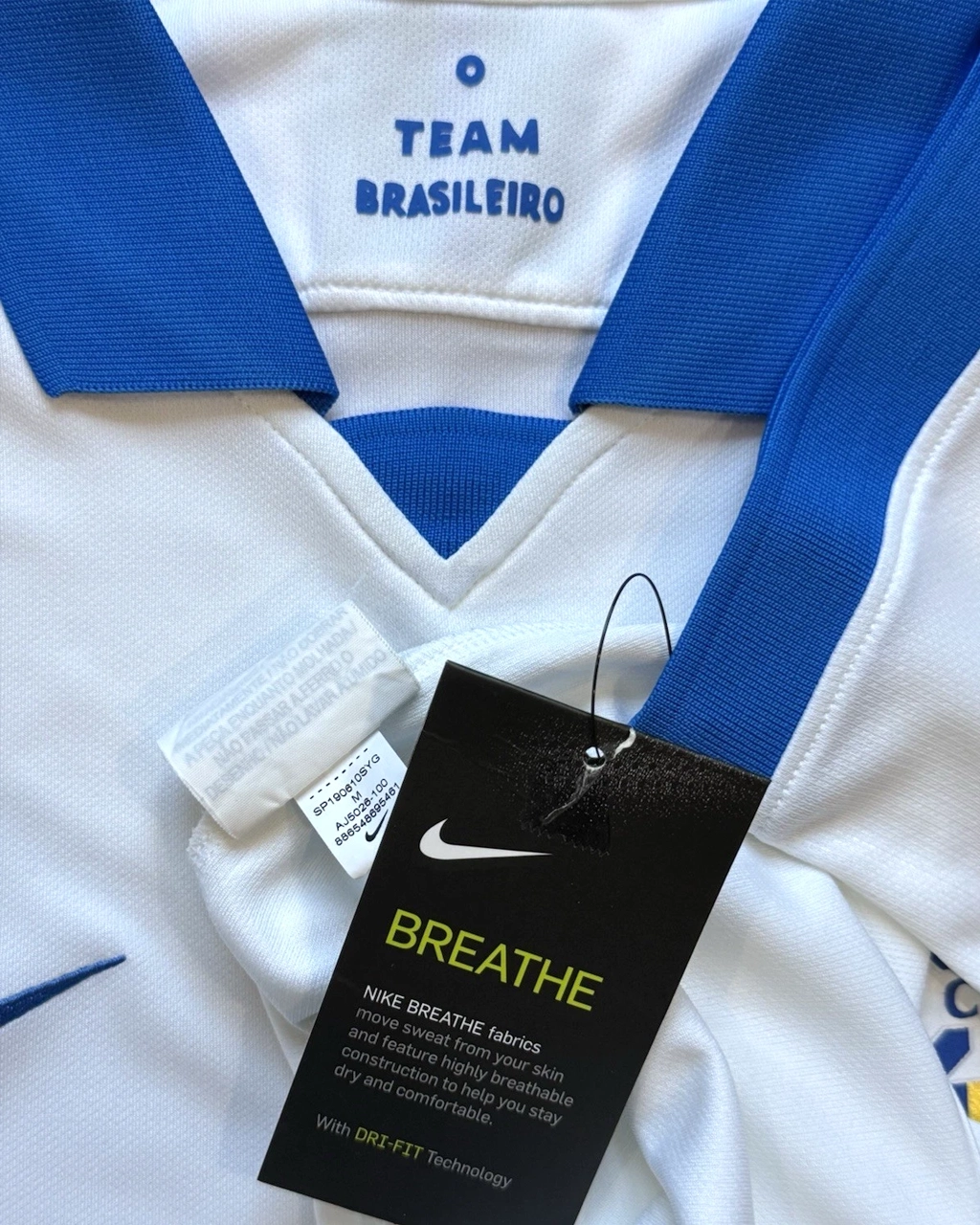 Camisa Seleção Brasileira Copa América 19/20 Torcedor Masculina - Branco - Imagem 9