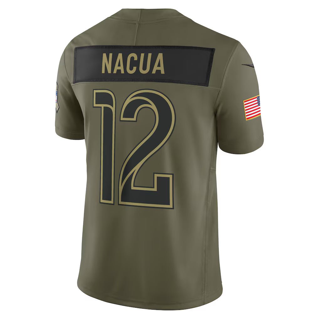 Camisa NFL Los Angeles Rams Vapor F.U.S.E. Limited Jersey Salute To Service 2025 - Imagem 3