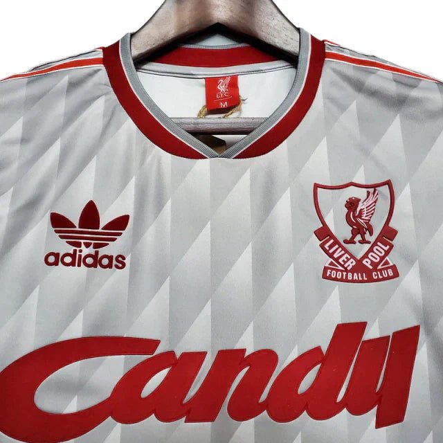 Camisa Liverpool Retrô 1989/1991 Cinza- - Imagem 8