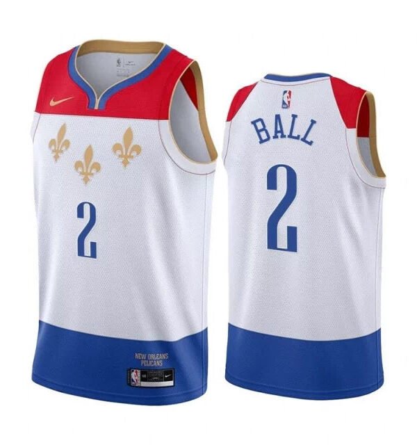 Regata NBA New Orleans Pelicans City Edition 20/21 Authentic Swingman Ball 2