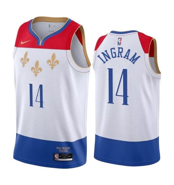 Regata NBA New Orleans Pelicans City Edition 20/21 Authentic Swingman Ingram 14