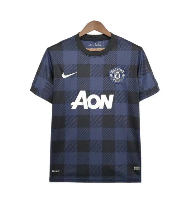 Camisa Manchester United Retrô 2013/2014 Azul Marinho -