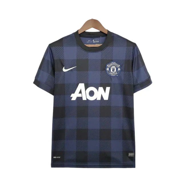 Camisa Manchester United Retrô 2013/2014 Azul Marinho -