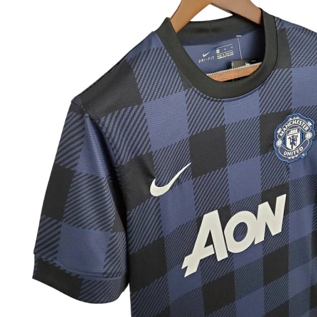 Camisa Manchester United Retrô 2013/2014 Azul Marinho - - Imagem 5