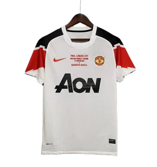 Camisa Manchester United Retrô 2010/2011 Branca -