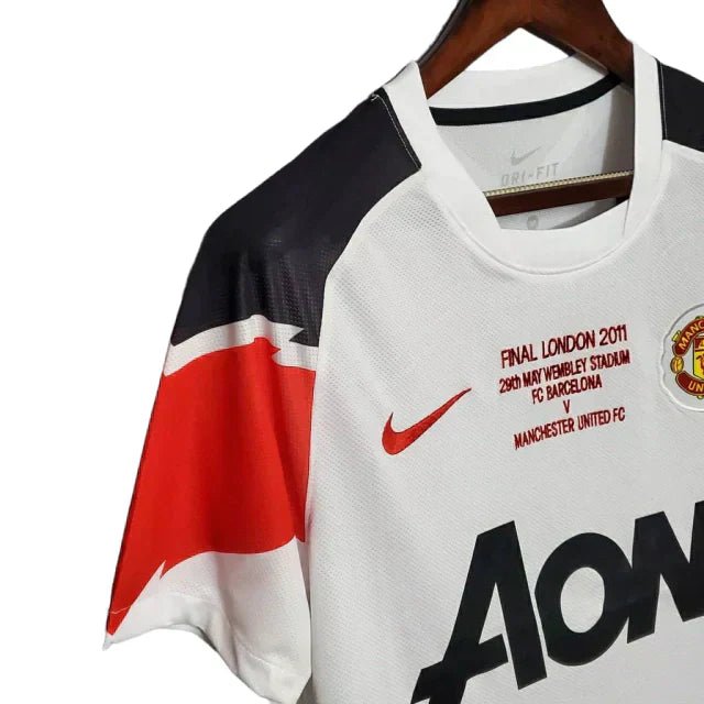 Camisa Manchester United Retrô 2010/2011 Branca - - Imagem 7