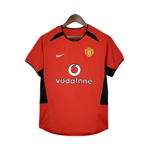 Camisa Retrô Manchester United 2002/03 Masculino Vermelho