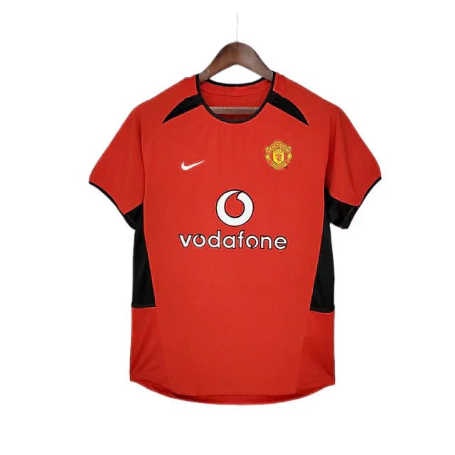 Camisa Retrô Manchester United 2002/03 Masculino Vermelho