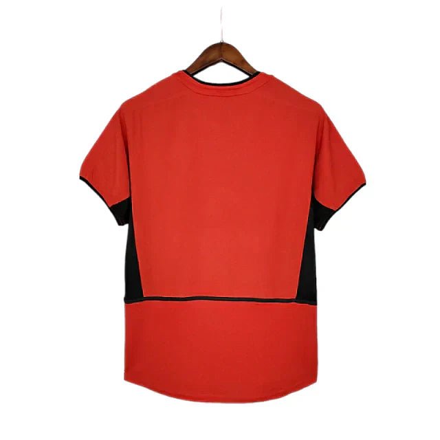 Camisa Retrô Manchester United 2002/03 Masculino Vermelho - Imagem 2