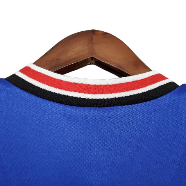 Camisa Manchester United Retrô 1985/1986 Azul - - Imagem 6