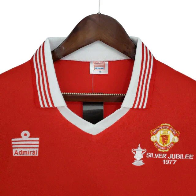 Camisa Manchester United Retrô 1977 Vermelha - Admiral - Imagem 7